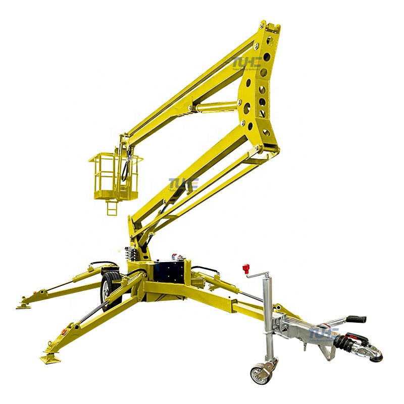 14m towable boom lift hydraulic aerial work platform